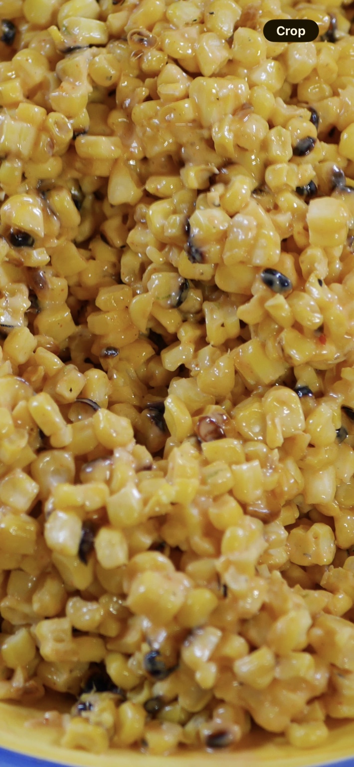 Our charred street corn
